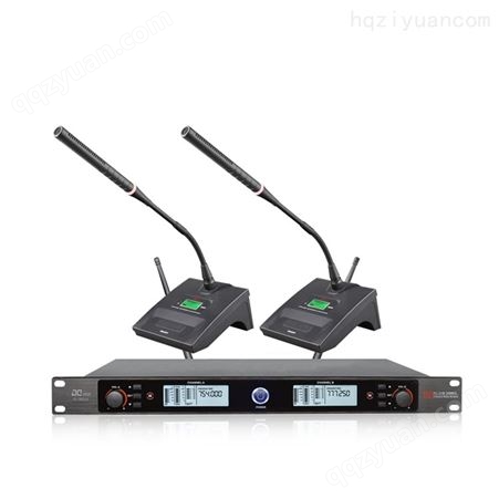 帝琪智能无线麦克风设备音视频会议系统采购一拖二无线耳麦话筒DI-3802A