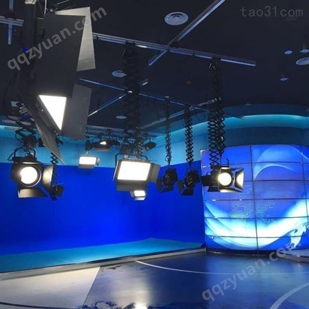 耀诺演播室灯光安装 虚拟演播室设计 舞台灯光工程