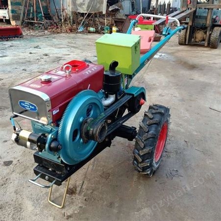 电启动手扶拖拉机 省力耐用小型微耕机 多功能手扶拖拉机