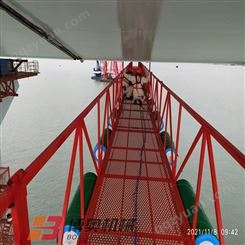 本地12米桥梁底部施工吊篮 跨度大，作业高效快速 博奥VV12