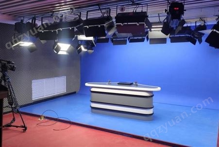 青雨微业融媒体虚拟演播室搭建 抠像蓝箱绿箱搭建 企业节目制作