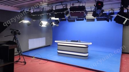 青雨微业 虚拟抠像软件 企业新闻访谈融媒体直播 小型演播室搭建