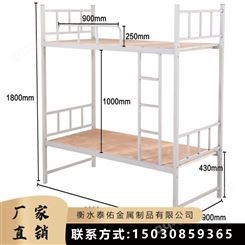 便于管理 泰佑 公寓床 二层 加厚钢架 生产销售可定制