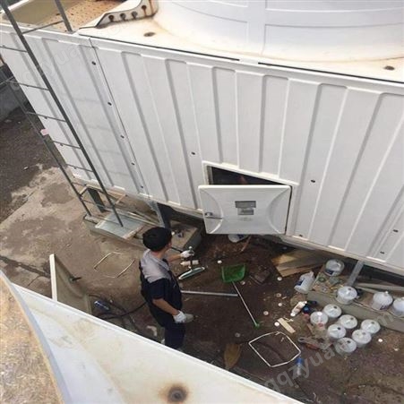 黄岛水源热泵机组清洗