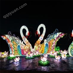 动物装饰造型灯 节日景区花灯设计 动物彩灯定制