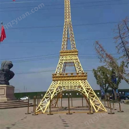 埃菲尔铁塔 网红拍照景观造型 谷瑞 大型仿真铁艺地标建筑