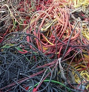 天河电线电缆回收 电源线高价收购 废旧网线回收工业废线