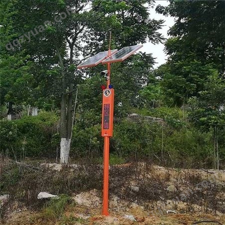 森林防火语音提示杆景区太阳能语音宣传杆自动语音播放智能电子杆