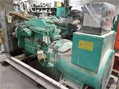 东莞发电机回收 卡特柴油发电机收购 售后清理现场