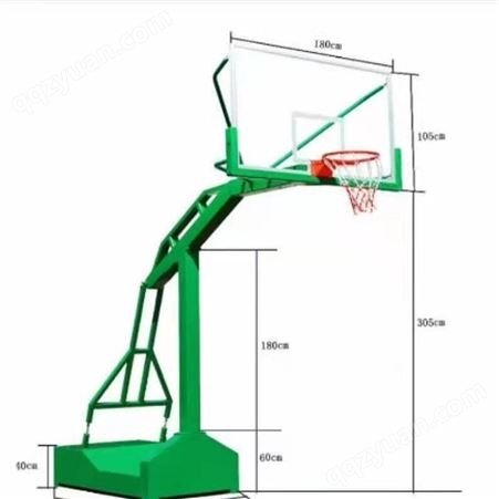 可移动仿液压篮球架 稳定扣篮 升降调节1.4米-3.05米