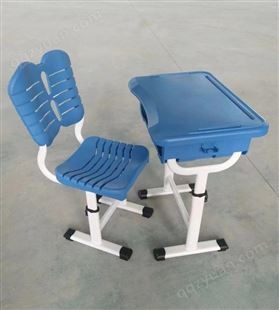 学校培训机构辅导班桌子中小学生课桌椅 abs塑料桌凳单人双人桌椅