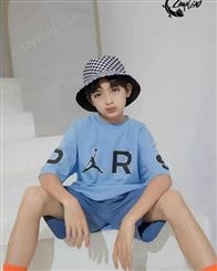 汉正街儿童装男童夏款套装2022新款韩版男孩短袖夏季帅气休闲套装