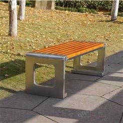 不锈钢公园坐凳_休闲椅_户外长椅