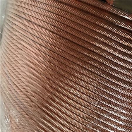 镀铜绞线引下线 雷缰科技S70/7铜包钢避雷接地绞线
