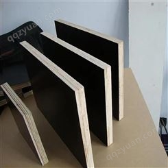 木模板厂覆膜建筑模板 黑膜木工板 工地用棕色防水清水木板 10-16