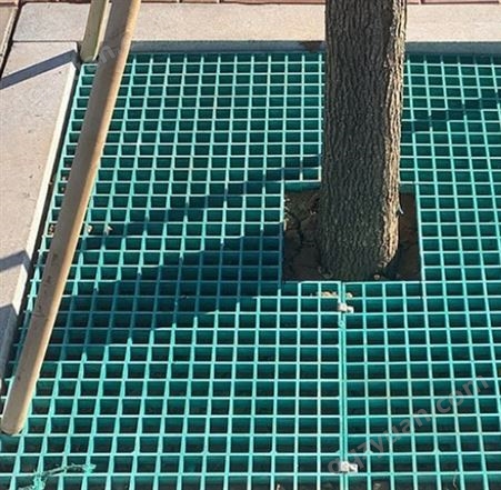 玻璃钢格栅排水树篦子可拼接树围子树池盖板好安装不生锈