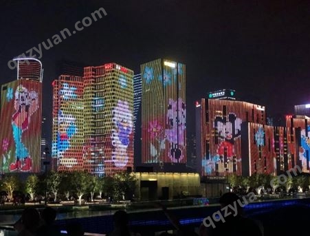 地标广告 上海中环巨幕立体灯光秀户外大屏推广 广告宣传找朝闻通