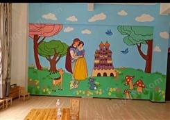 学校幼儿园墙体彩绘，立体画，荧光画，3d均可专业定制