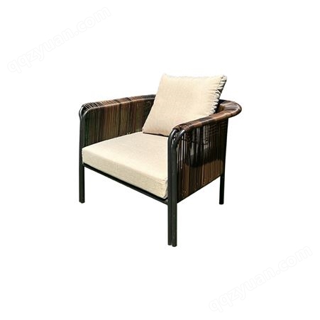 户外休闲沙发藤编桌椅组合庭院别墅花园沙滩桌椅露天创意藤椅家具