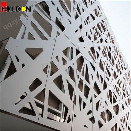广州豪顶厂家供应铝单板雕花铝板镂空造型2.0mm厚幕墙铝天花规格齐全定制