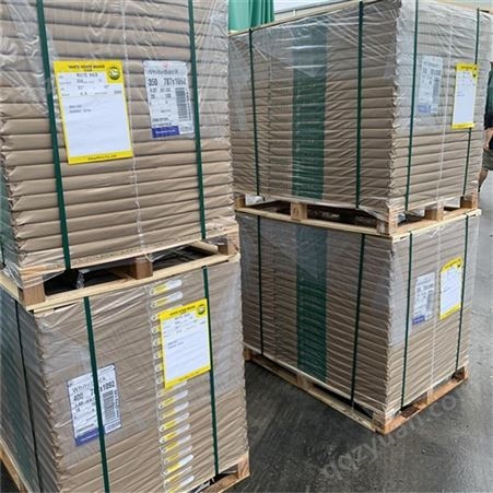 FSC韩国进口250克白马双面白底白板纸复合包装纸吊牌印刷吸塑纸