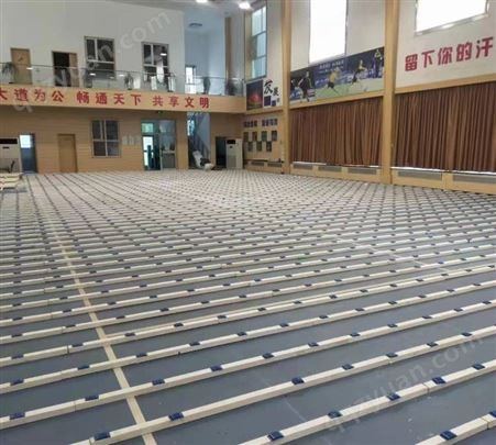 枫桦木22mm篮球场羽毛球场运动木地板 健身房专用地板