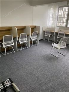 焦作大学学生用一体学习桌椅定做 浩威家具