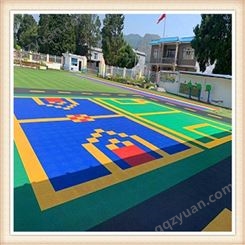 双米拼装地板篮球场厂家 甘谷幼儿园悬浮地板 添速真诚合作