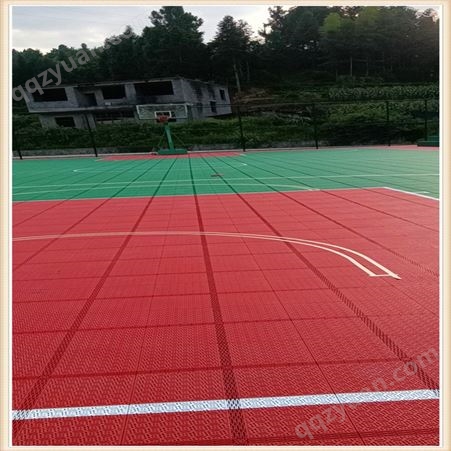 添速体育室外篮球场悬浮地板 羽毛球场塑胶运动地垫 塑料运动地材