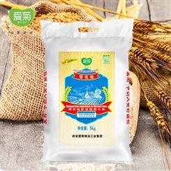 爱菊哈萨克斯坦雪花粉5kg 进口麦芯粉 家用饺子面条馒头面粉10斤