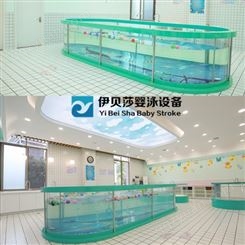 青海海西钢化玻璃亲子游泳池 亲子游泳池设备 亲子游泳加盟 伊贝莎