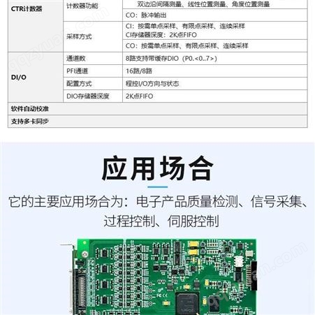 PCIe9770/9771 (A/B) 多功能模拟量数据采集卡500K1M2M采样阿尔泰科技