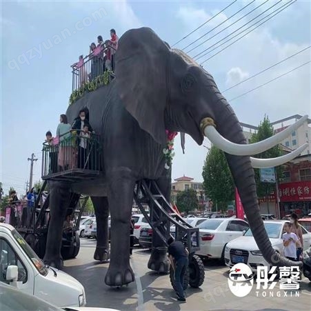 大型户外机械大象 威武大型户外机械大象免费策划