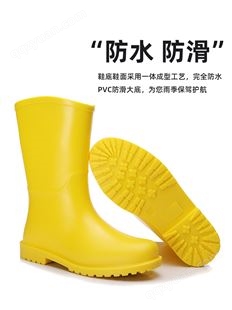雨牧雨鞋女款时尚日系雨靴中筒防水轻便套鞋水鞋新款水靴防滑胶鞋