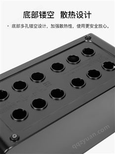日本进口inomata插排插线板收纳盒整理线盒插座集电线神器理线盒