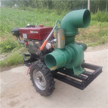 抢险排涝泵车 12寸柴油机混流泵 养殖用柴油四寸抽粪泵