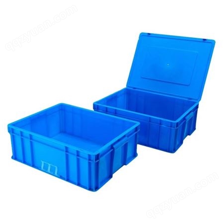 五金工具塑胶零件箱 汽配双层圆角运输物流箱加厚塑料周转箱