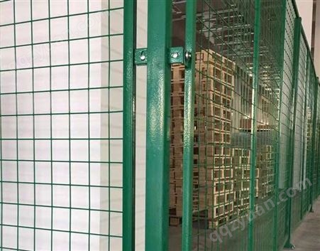 车间仓库隔离网设备防护铁丝网围栏室内移动门网栏工厂房隔断钢网