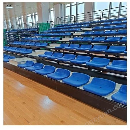 室内伸缩活动看台 体育场座椅看台 运动馆观众电动移动看台