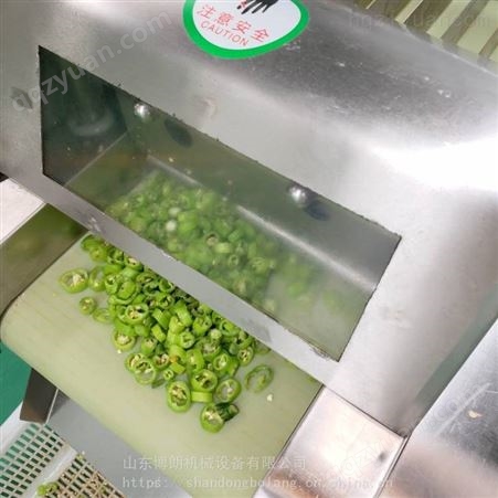切辣椒机速往博朗机械 中餐馆调味品加工用辣椒切段机 切圈机