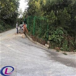 德兰供应 绿色公路围栏网 浸塑公路护栏网 框架高速公路围栏网 厂家定制
